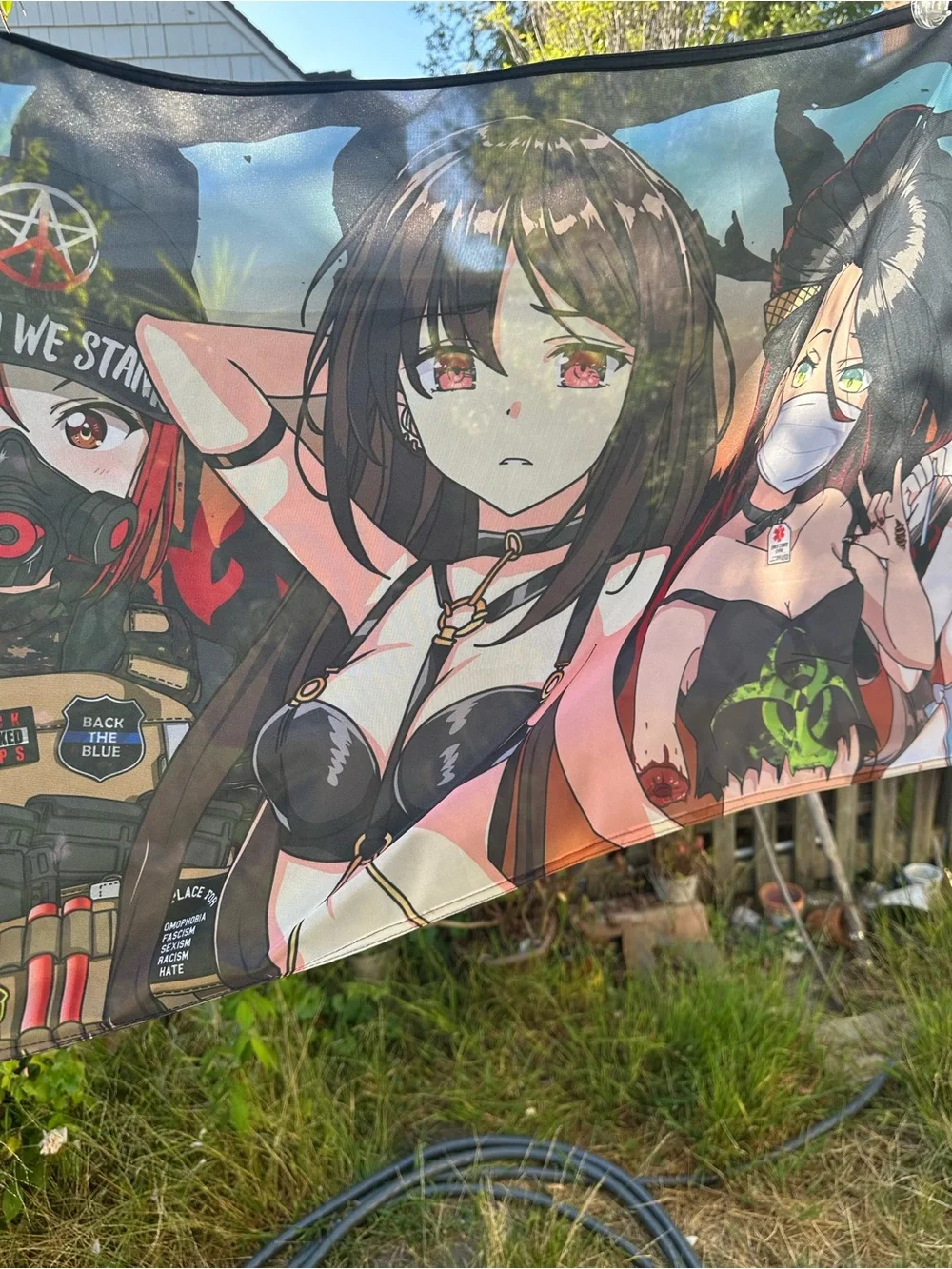 Hellsent Anime Girls Graphic Nobori Flag